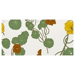 Nasturtium Flowers Plant Leaves Banner and Sign 4  x 2 