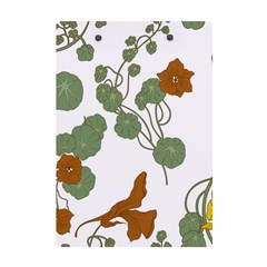 Nasturtium Flowers Plant Leaves A5 Acrylic Clipboard from ArtsNow.com Back