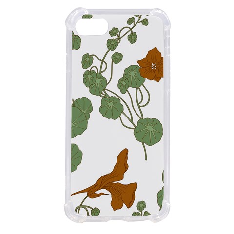 Nasturtium Flowers Plant Leaves iPhone SE from ArtsNow.com Front