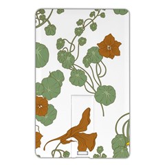 Nasturtium Flowers Plant Leaves Name Card Style USB Flash Drive from ArtsNow.com Front