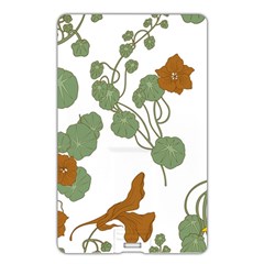 Nasturtium Flowers Plant Leaves Name Card Style USB Flash Drive from ArtsNow.com Back