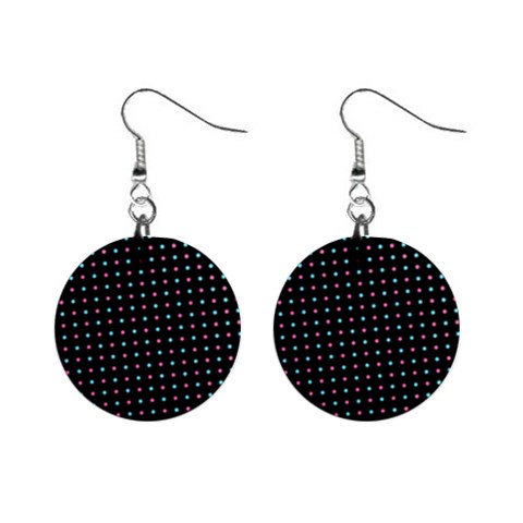 Pattern Dots Wallpaper Seamless Mini Button Earrings from ArtsNow.com Front