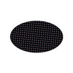 Pattern Dots Wallpaper Seamless Sticker (Oval)