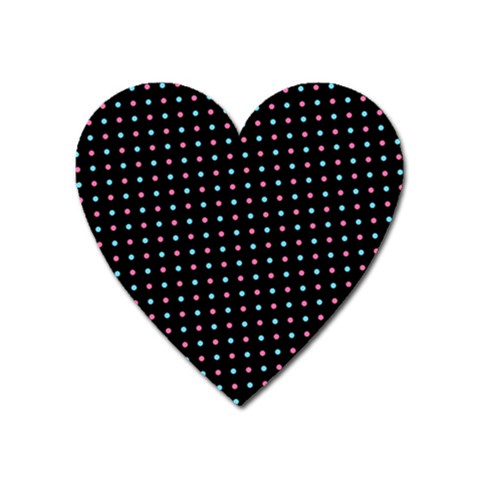 Pattern Dots Wallpaper Seamless Heart Magnet from ArtsNow.com Front