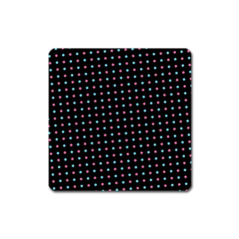 Pattern Dots Wallpaper Seamless Square Magnet from ArtsNow.com Front