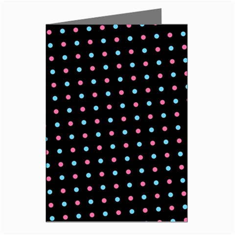 Pattern Dots Wallpaper Seamless Greeting Cards (Pkg of 8) from ArtsNow.com Left