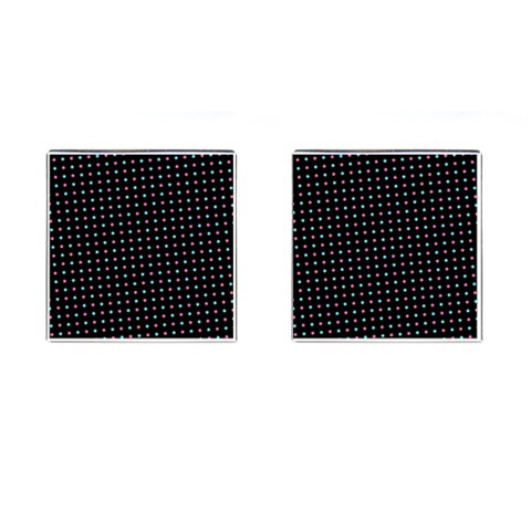 Pattern Dots Wallpaper Seamless Cufflinks (Square) from ArtsNow.com Front(Pair)