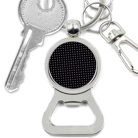 Pattern Dots Wallpaper Seamless Bottle Opener Key Chain from ArtsNow.com Front