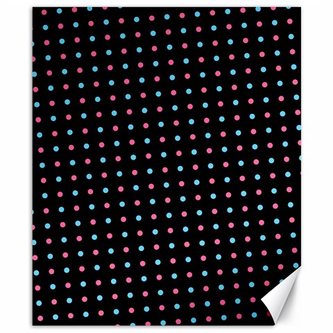 Pattern Dots Wallpaper Seamless Canvas 8  x 10  from ArtsNow.com 8.15 x9.66  Canvas - 1