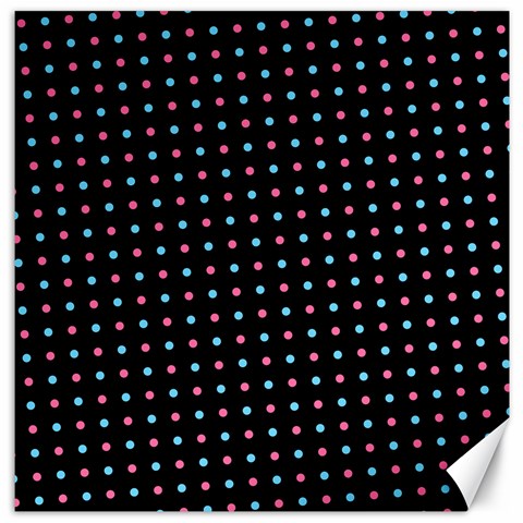 Pattern Dots Wallpaper Seamless Canvas 12  x 12  from ArtsNow.com 11.4 x11.56  Canvas - 1