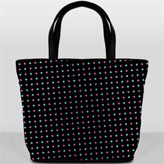 Pattern Dots Wallpaper Seamless Bucket Bag from ArtsNow.com Front