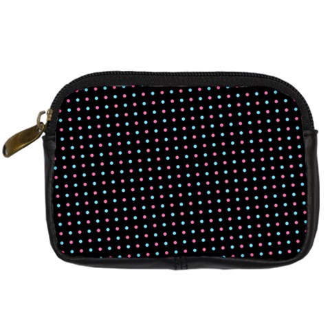 Pattern Dots Wallpaper Seamless Digital Camera Leather Case from ArtsNow.com Front