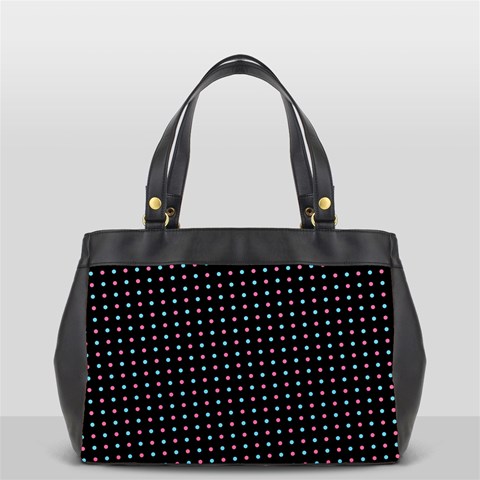 Pattern Dots Wallpaper Seamless Oversize Office Handbag (2 Sides) from ArtsNow.com Back