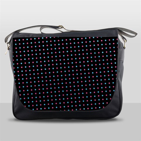 Pattern Dots Wallpaper Seamless Messenger Bag from ArtsNow.com Front