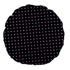 Pattern Dots Wallpaper Seamless Large 18  Premium Round Cushions from ArtsNow.com Front