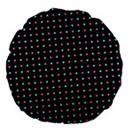 Pattern Dots Wallpaper Seamless Large 18  Premium Round Cushions