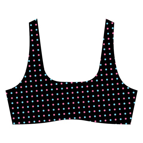 Pattern Dots Wallpaper Seamless Cross Back Hipster Bikini Set from ArtsNow.com Front