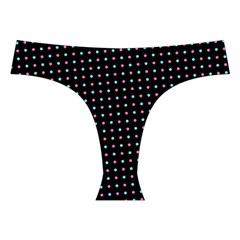 Pattern Dots Wallpaper Seamless Cross Back Hipster Bikini Set from ArtsNow.com Front Under