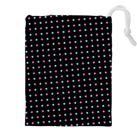 Pattern Dots Wallpaper Seamless Drawstring Pouch (5XL) from ArtsNow.com Front