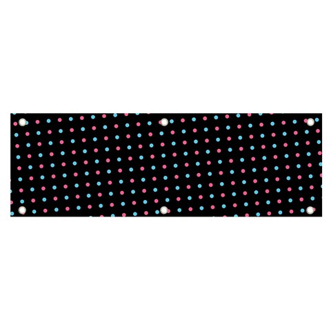 Pattern Dots Wallpaper Seamless Banner and Sign 6  x 2  from ArtsNow.com Front