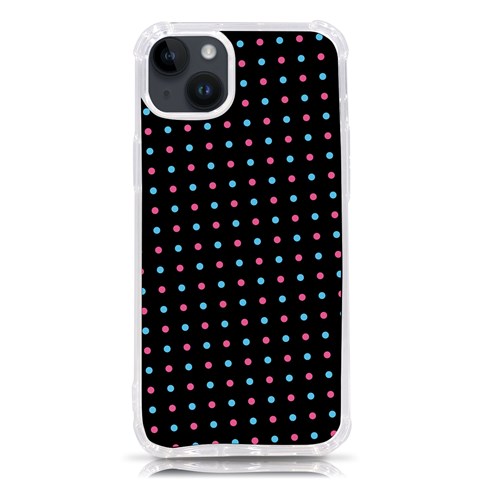 Pattern Dots Wallpaper Seamless iPhone 14 Plus TPU UV Print Case from ArtsNow.com Front