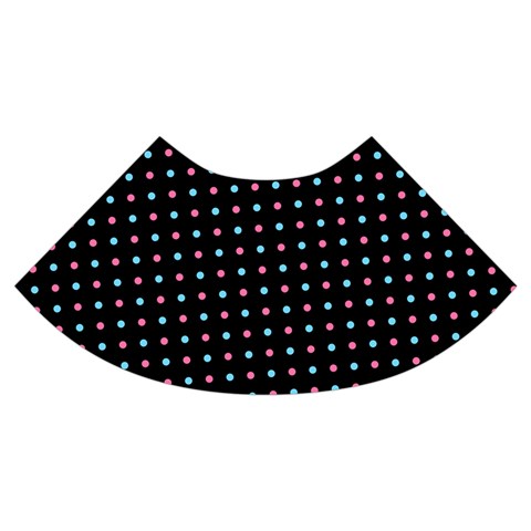 Pattern Dots Wallpaper Seamless Trumpet Sleeve Cropped Top from ArtsNow.com Cuff Left