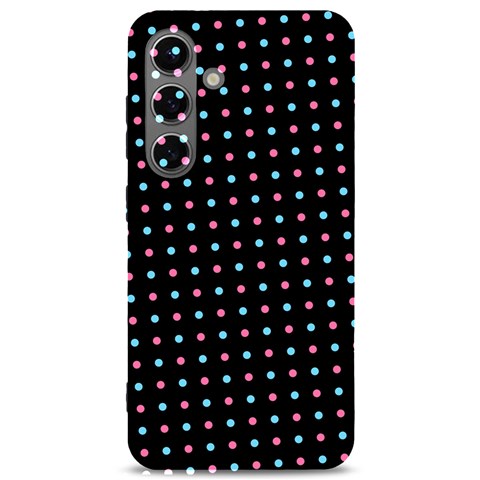 Pattern Dots Wallpaper Seamless Samsung Galaxy S24 6.2 Inch Black TPU UV Case from ArtsNow.com Front