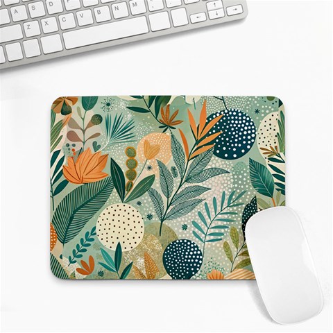 Leaves Pattern Flora Small Mousepad from ArtsNow.com Front