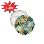 Leaves Pattern Flora 1.75  Buttons (10 pack)