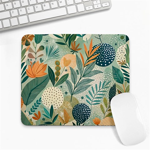 Leaves Pattern Flora Large Mousepad from ArtsNow.com Front