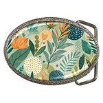 Leaves Pattern Flora Belt Buckles