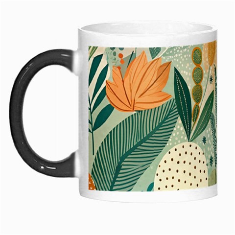 Leaves Pattern Flora Morph Mug from ArtsNow.com Left