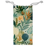 Leaves Pattern Flora Jewelry Bag