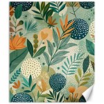 Leaves Pattern Flora Canvas 20  x 24 