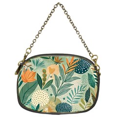 Leaves Pattern Flora Chain Purse (Two Sides) from ArtsNow.com Back