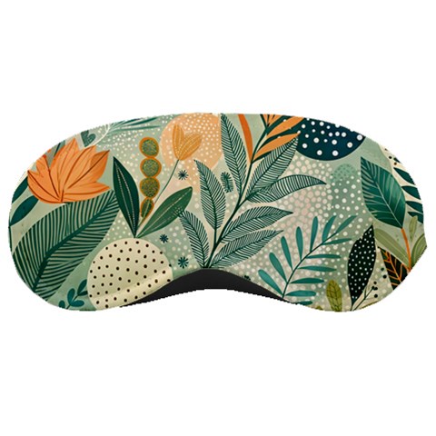 Leaves Pattern Flora Sleep Mask from ArtsNow.com Front