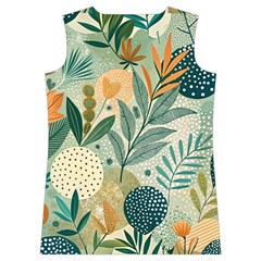 Leaves Pattern Flora Women s Basketball Tank Top from ArtsNow.com Back