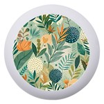 Leaves Pattern Flora Dento Box with Mirror