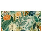 Leaves Pattern Flora Banner and Sign 6  x 3 