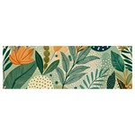 Leaves Pattern Flora Banner and Sign 12  x 4 