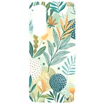 Leaves Pattern Flora Samsung Galaxy S24 Plus 6.7 Inch Black TPU UV Case