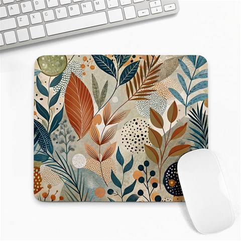 Leaves Pattern Floral Large Mousepad from ArtsNow.com Front