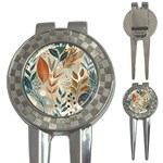 Leaves Pattern Floral 3-in-1 Golf Divots