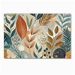 Leaves Pattern Floral Postcard 4 x 6  (Pkg of 10)