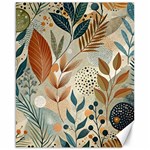 Leaves Pattern Floral Canvas 16  x 20 