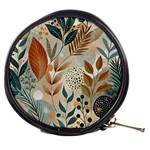 Leaves Pattern Floral Mini Makeup Bag