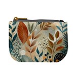 Leaves Pattern Floral Mini Coin Purse