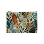 Leaves Pattern Floral Cosmetic Bag (Medium)