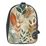 Leaves Pattern Floral School Bag (Large)