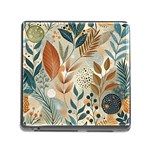 Leaves Pattern Floral Memory Card Reader (Square 5 Slot)